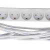MicroConnect Dansk stikdåse - 8-vejs - Hvid - 5 m