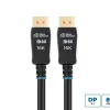 MicroConnect DisplayPort 2.1 kabel - 16K/80Gbps - Sort - 0,5m
