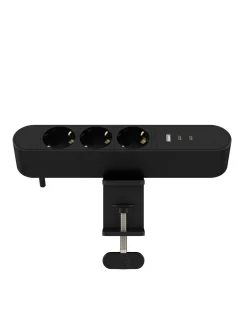 MicroConnect Multi Desktop Power Socket - 3 - Schuko, USB-A + 2 - USB-C - 30 W - 1,8 m