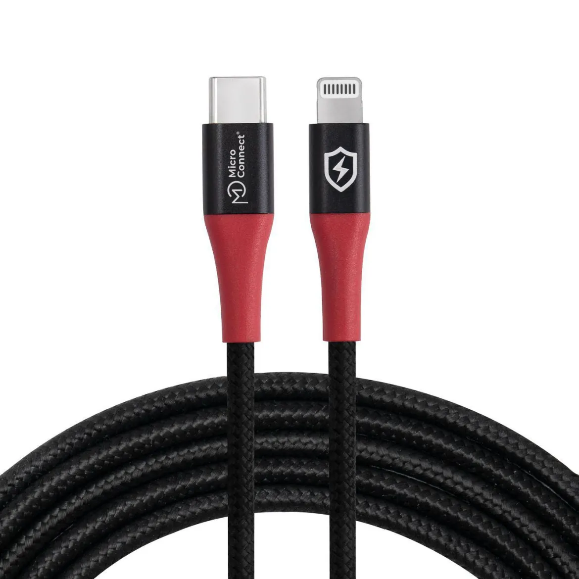 MicroConnect Safe Charge USB-C til Lightning data blocker-kabel - 1,5m