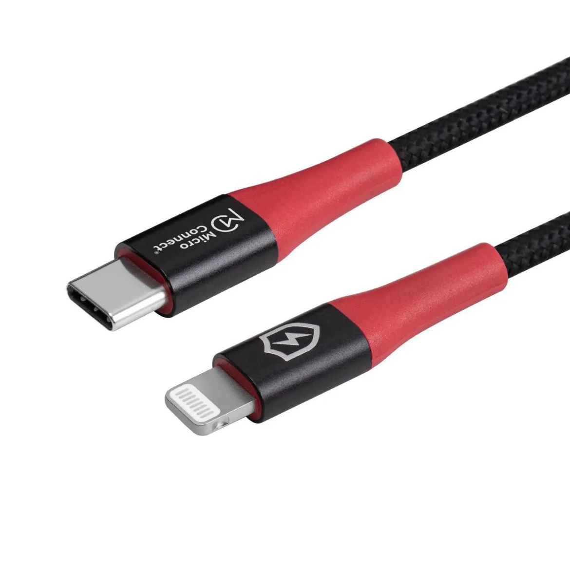 MicroConnect Safe Charge USB-C til Lightning data blocker-kabel - 1,5m