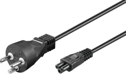 MicroConnect strømkabel DK til C5 - 0,5 m