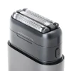 Mini barbermaskine med 3 bevægelige skær, IPX7, USB-C