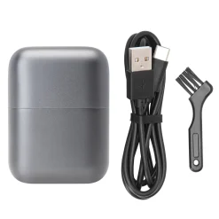 Mini barbermaskine med 3 bevægelige skær, IPX7, USB-C