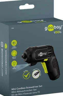 Mini batteridrevet skruetrækkersæt - 31 dele