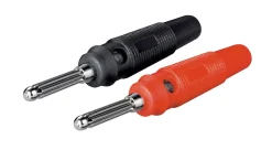 4 mm laboratorieprop 55 mm med skruvforbindelse - Sort