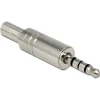 3,5 mm-stik i metal Han 4-polet