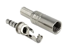 3,5 mm-stik i metal Han 4-polet