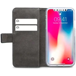 Mobilize Classic Gelly Wallet Book Case til iPhone X/Xs, Sort