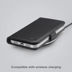Mobilize Classic Gelly Wallet Book Case til iPhone 15 Pro Max, Sort