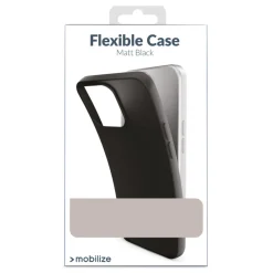 Mobilize Rubber Gelly Case til iPhone 14 Pro Max, Sort
