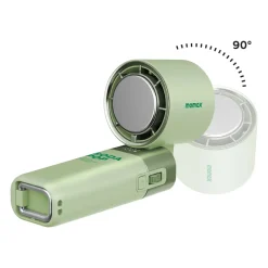 Momax 1° Go Freeze foldbar minifan, Grøn