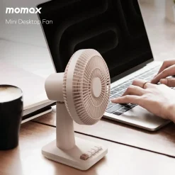 Momax 1°Pod mini-bordventilator, Sandsten