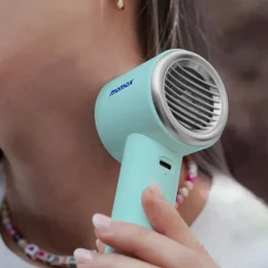Momax Ultra Freeze bærbar fan med køleplade, Blå