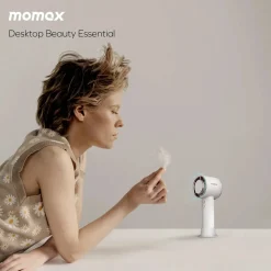 Momax Ultra Freeze bærbar fan med køleplade, Blå