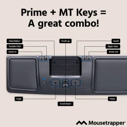 MouseTrapper Prime Trådløs Ergonomisk mus