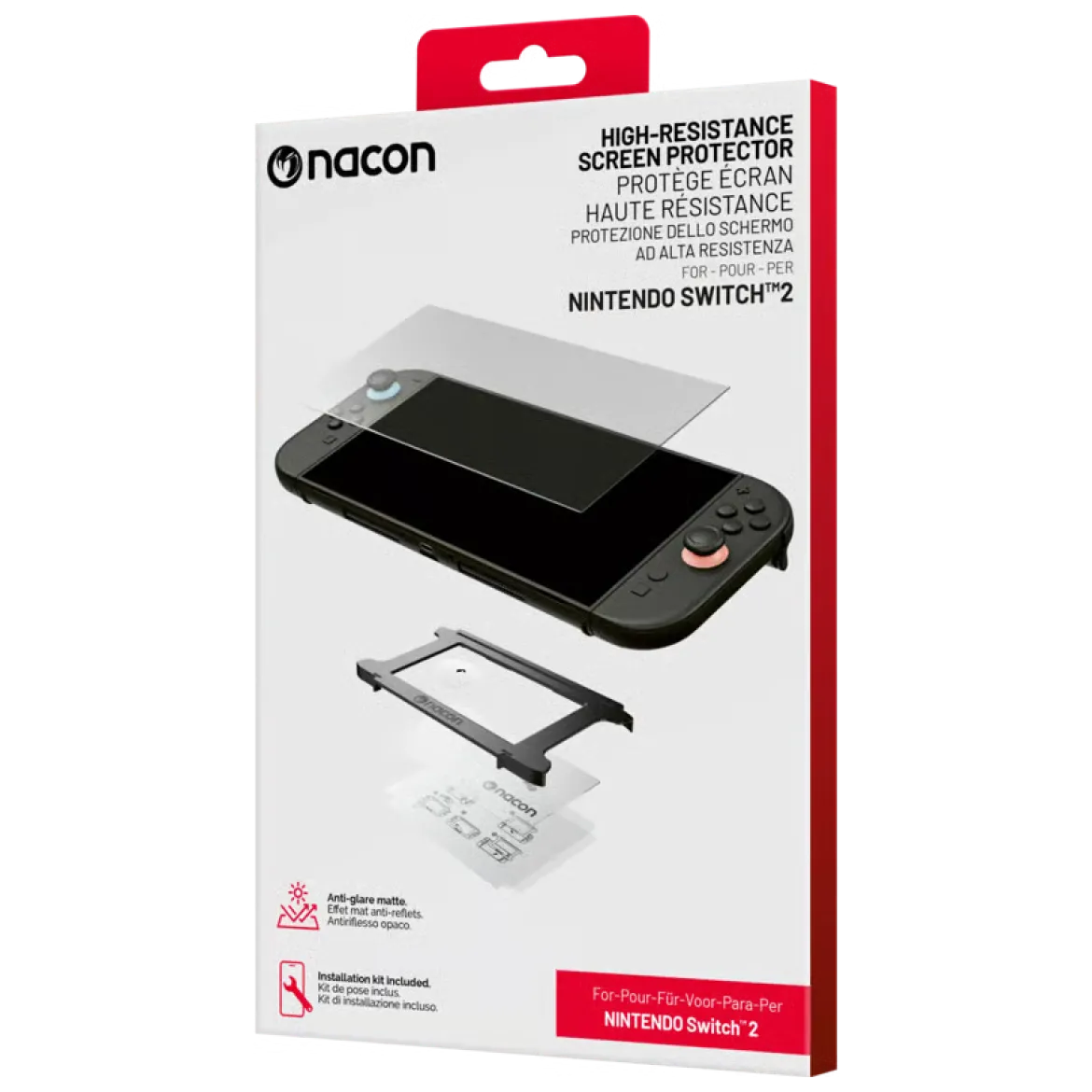Nacon skærmbeskytter til Nintendo Switch 2, 0,45 mm