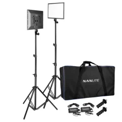 Nanlite LumiPad 25 LED-paneler med stativ 2-pakke