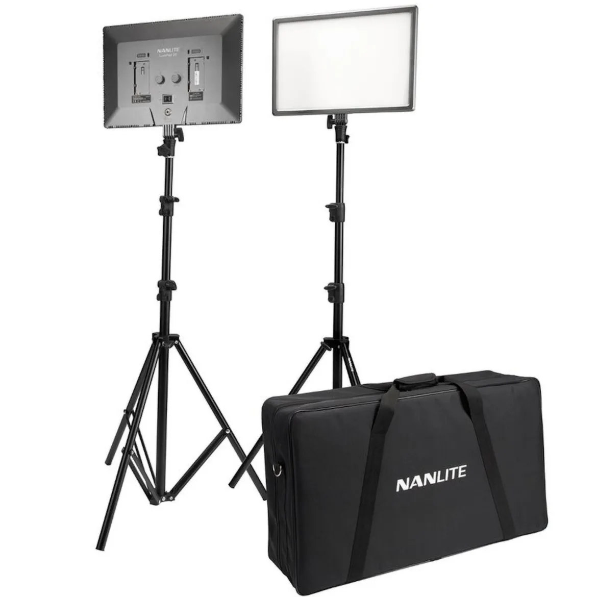 Nanlite LumiPad 25 LED-paneler med stativ 2-pakke