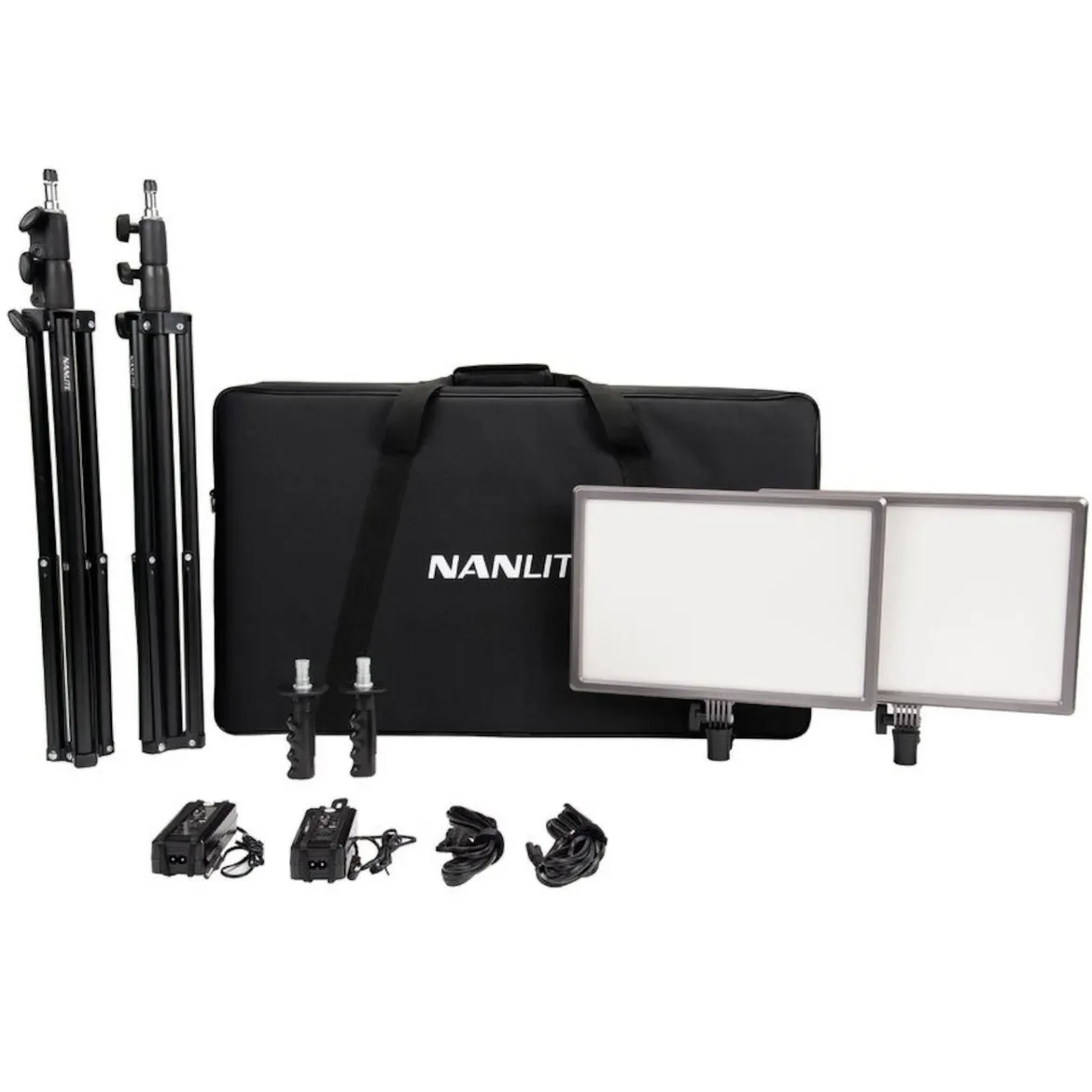 Nanlite LumiPad 25 LED-paneler med stativ 2-pakke