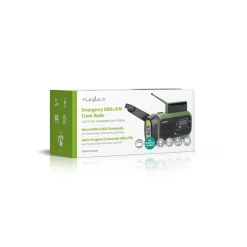 Nødradio med DAB+/FM - Solpanel - Powerbank