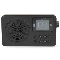 Nedis Bærbar FM-radio med Bluetooth