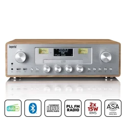 Nedis DAB/FM Radio med CD Afspiller
