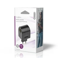 Nedis DC-adapter 220V til 12V, 0,5A