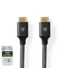 Nedis Fabritallic Ultra High Speed HDMI-kabel, 8K@60Hz, 2 m, eARC