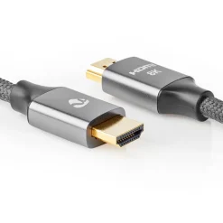 Nedis Fabritallic Ultra High Speed HDMI-kabel, 8K@60Hz, 2 m, eARC