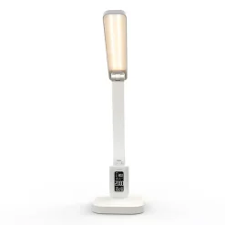 Nedis genopladelig LED-skrivebordslampe med display