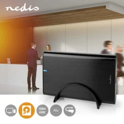 Nedis Harddiskkabinet 3,5" USB-C 3.2 Gen 1