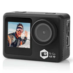 Nedis 4K-actionkamera med to skærme