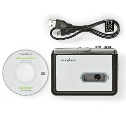 Nedis Kassette- til MP3-omformer, bærbar