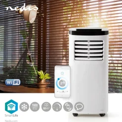 Nedis SmartLife bærbart klimaanlæg med wifi, 7000 BTU