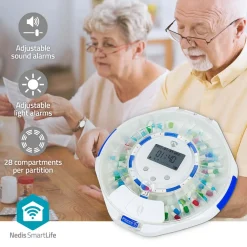 Nedis SmartLife Pilledispenser med LCD - WiFi