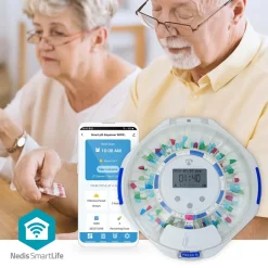 Nedis SmartLife Pilledispenser med LCD - WiFi