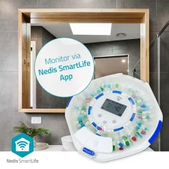 Nedis SmartLife Pilledispenser med LCD - WiFi