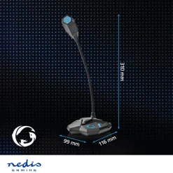 Nedis Streaming og Gaming Mikrofon