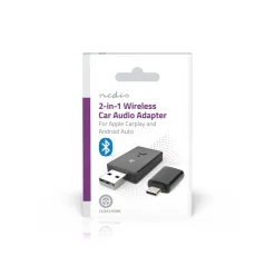 Nedis Trådløs CarPlay- og Android Auto-adapter