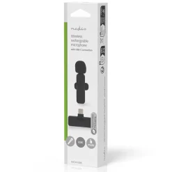 Nedis Trådløs knaphuls mikrofon til USB-C-porten.