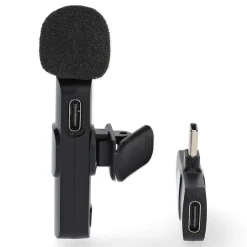 Nedis Trådløs knaphuls mikrofon til USB-C-porten.