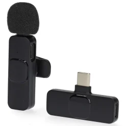 Nedis Trådløs knaphuls mikrofon til USB-C-porten.