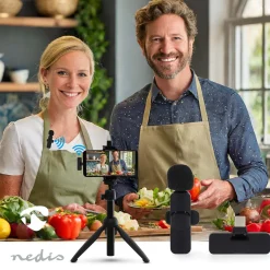 Nedis Trådløs knaphuls mikrofon til USB-C-porten.