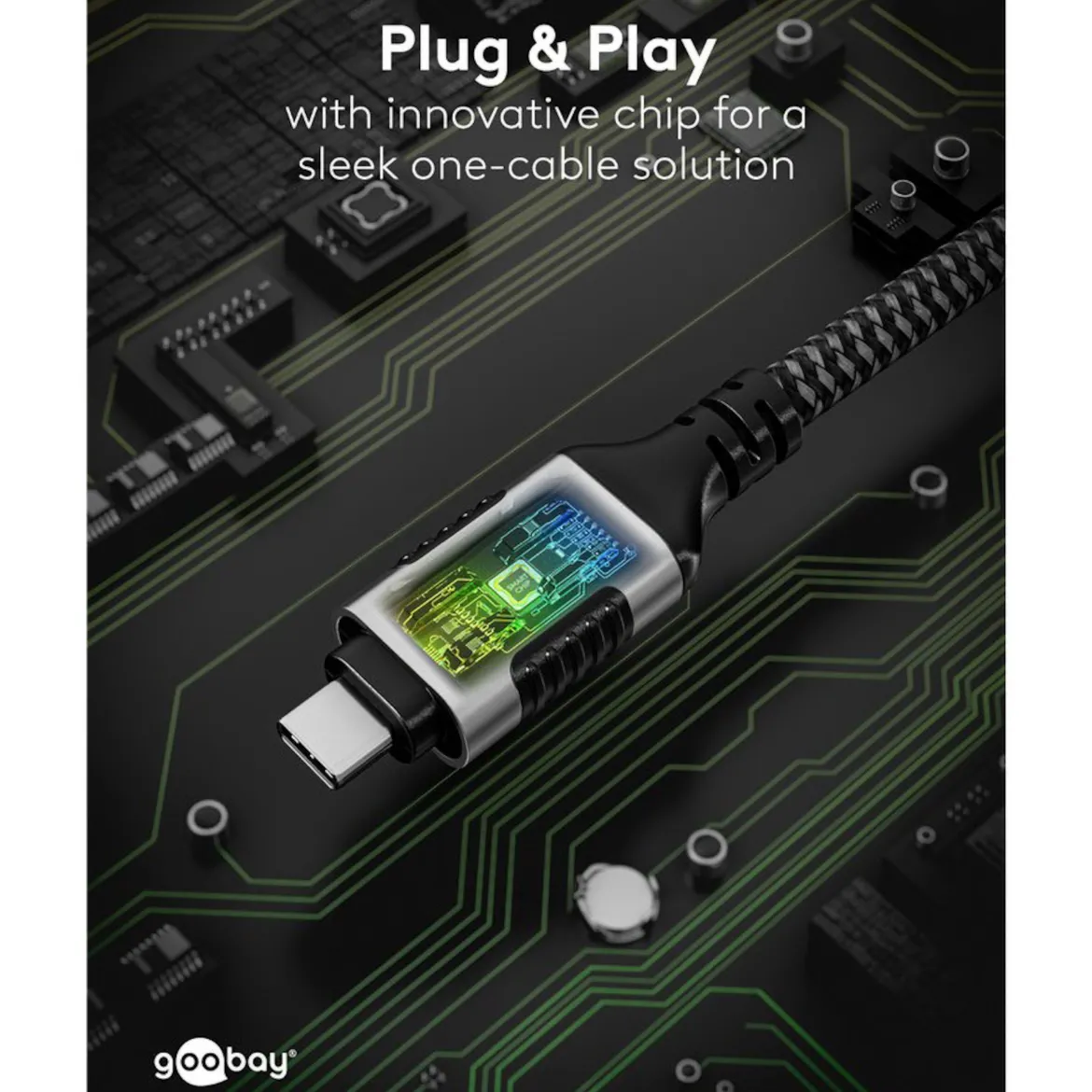 Netværkskabel med USB-tilslutning USB-C - 2 m