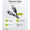 Netværkskabel med USB-tilslutning USB-C - 1 m