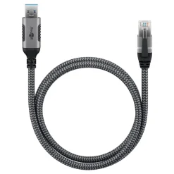 Netværkskabel med USB-tilslutning USB-A - 1 m