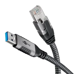 Netværkskabel med USB-tilslutning USB-A - 1 m