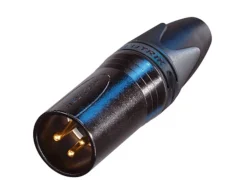 Neutrik XLR-han - Sort