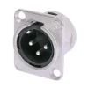 Neutrik XLR-han til chassis